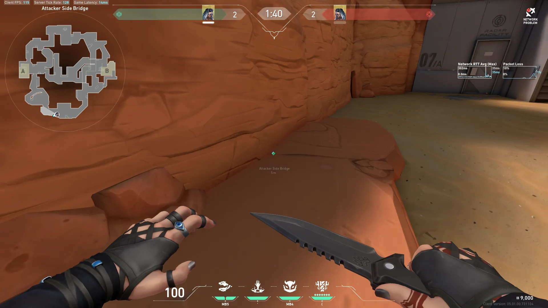 Fade Haunt on Fracture Attack Site A — step 1 of 5: Position — where to stand