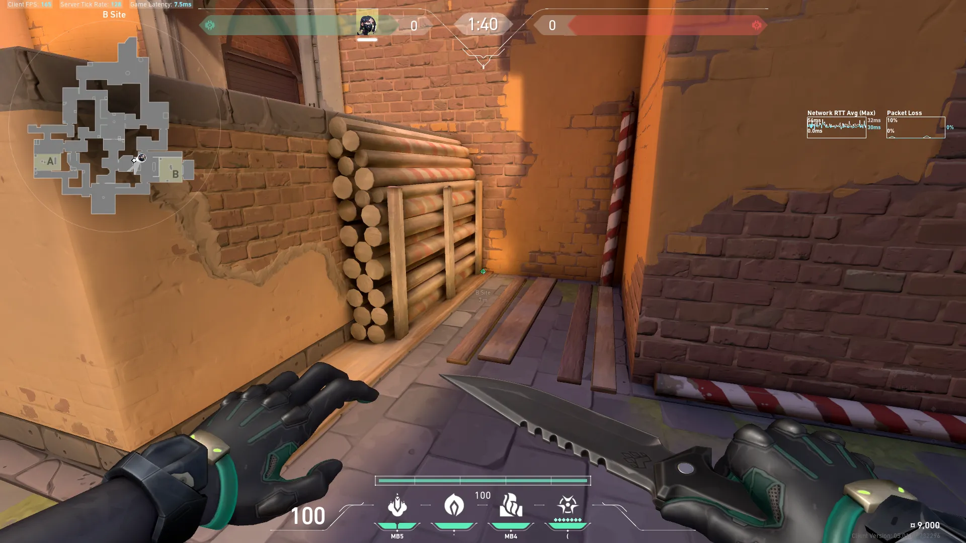 Viper Toxic Screen on Ascent Defense Site B — step 1 of 7: Position — where to stand