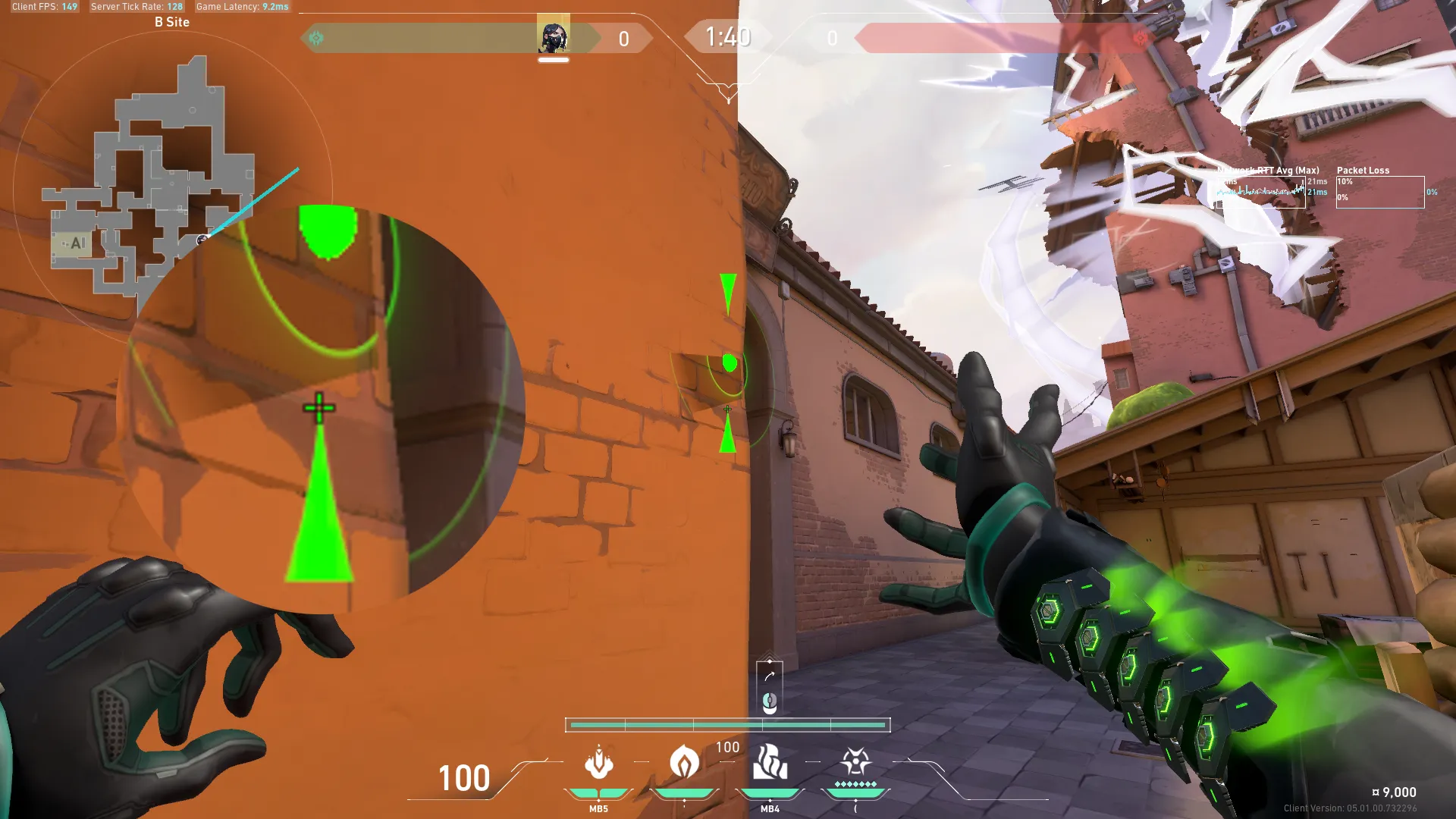 Viper Toxic Screen on Ascent Defense Site B — step 2 of 7: Aim — line up the shot