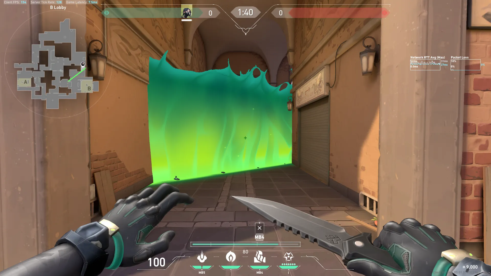 Viper Toxic Screen on Ascent Defense Site B — step 3 of 7: Aim — line up the shot