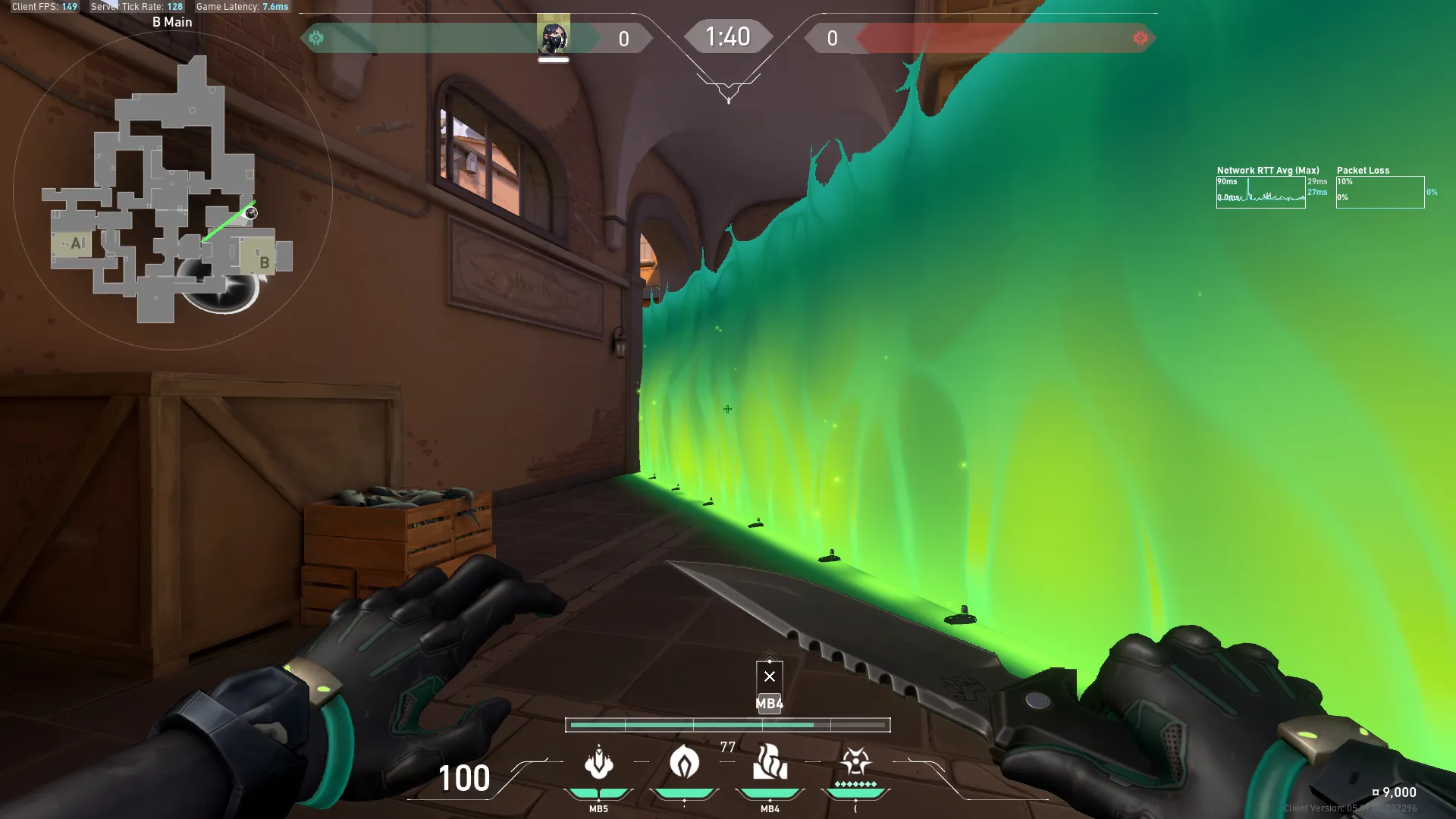 Viper Toxic Screen on Ascent Defense Site B — step 4 of 7: Aim — line up the shot
