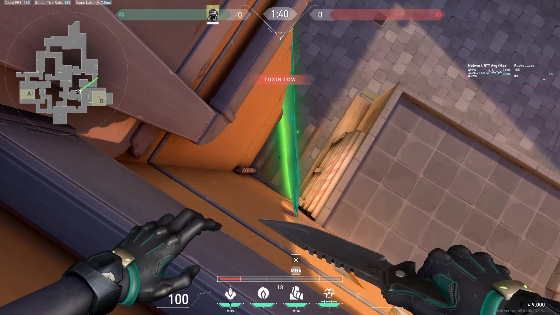 Viper Toxic Screen on Ascent Defense Site B — step 6 of 7: Aim — line up the shot