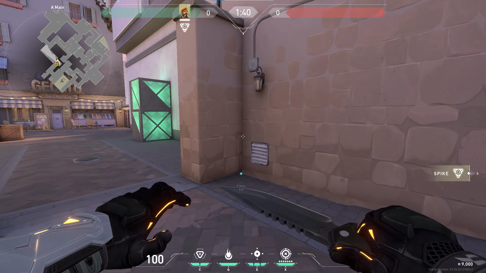 Brimstone Incendiary on Ascent Attack Site A — step 1 of 3: Position — where to stand