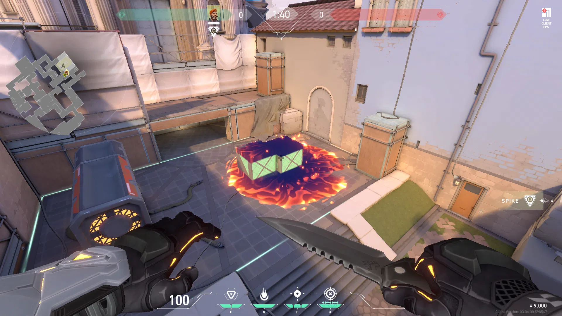 Brimstone Incendiary on Ascent Attack Site A — step 3 of 3: Result