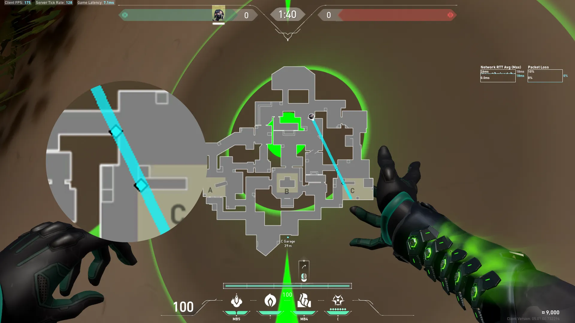 Viper Toxic Screen on Haven Attack Site C — step 2 of 3: Aim — line up the shot