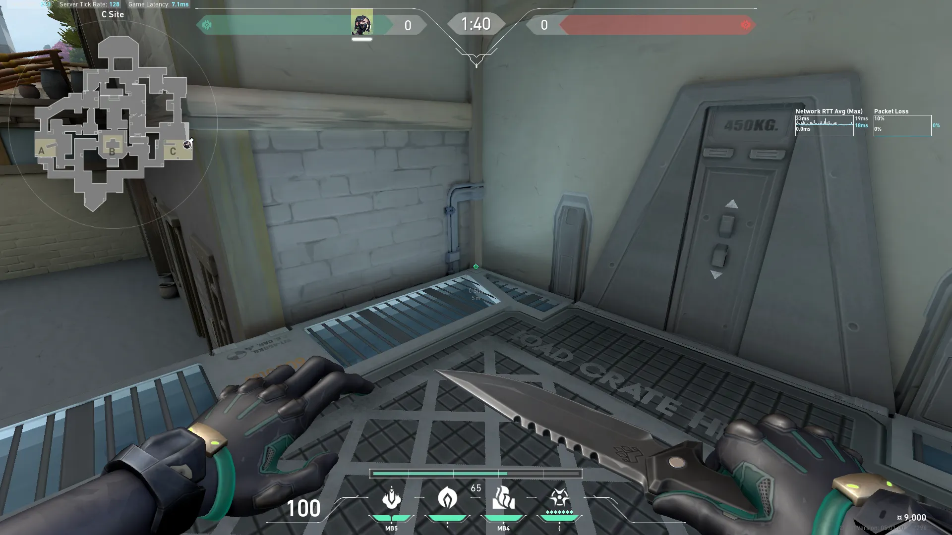 Viper Toxic Screen on Haven Defense Site B — step 1 of 5: Position — where to stand