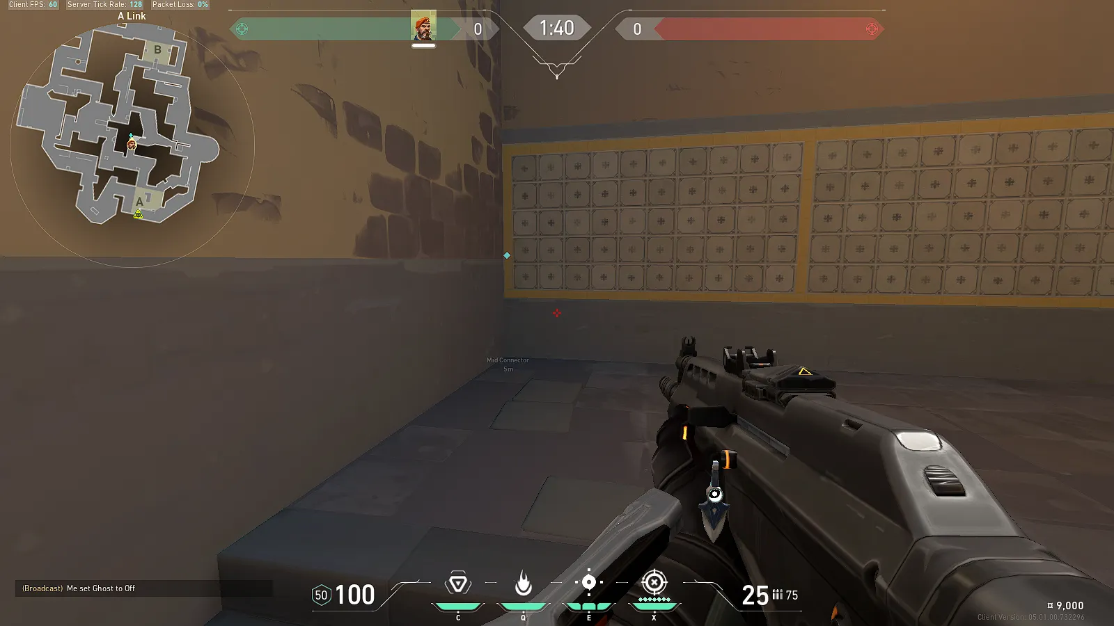 Brimstone Incendiary on Pearl Defense Site A — step 2 of 4: Aim — line up the shot