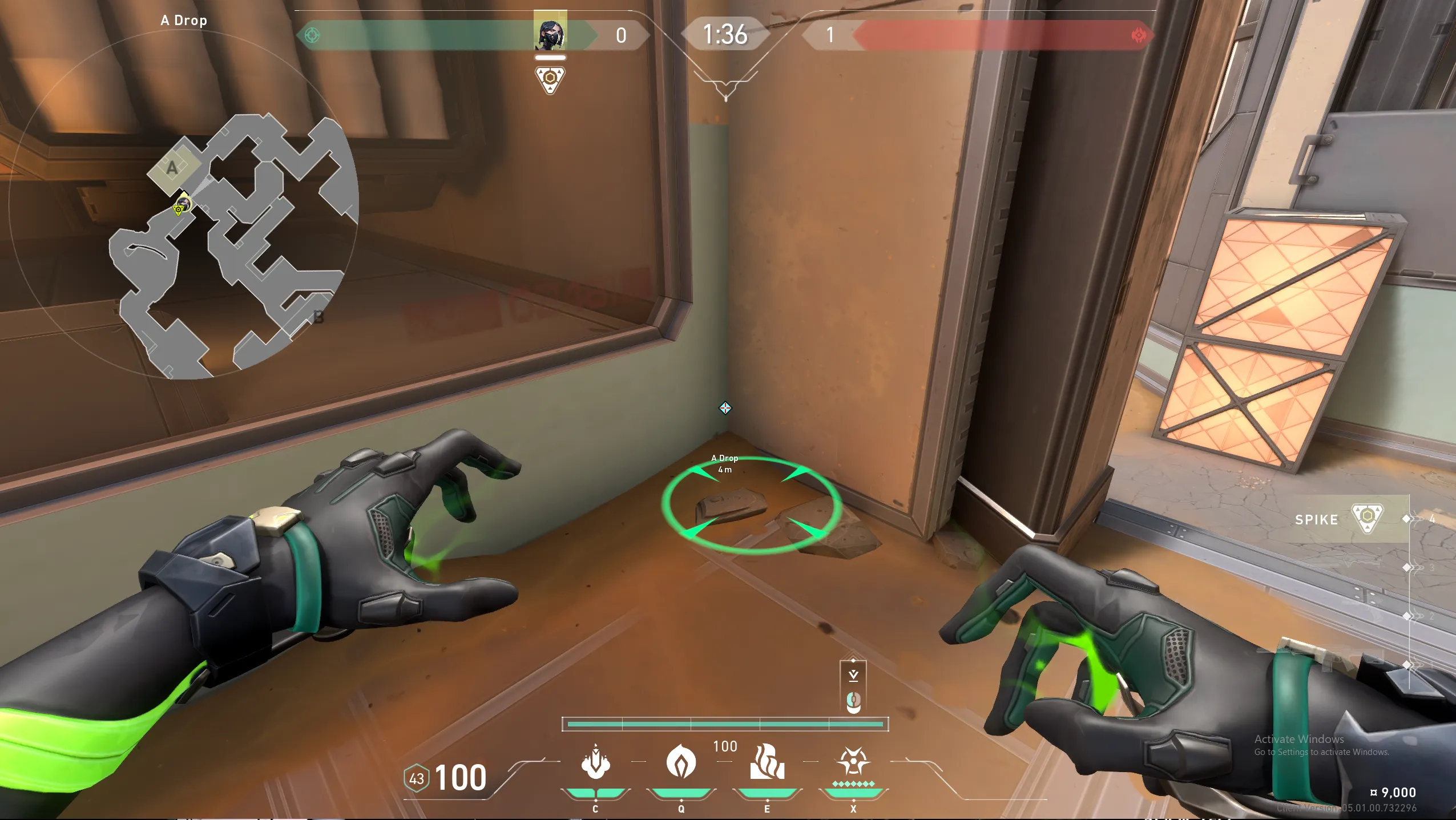Viper Snake Bite on Fracture Defense Site A — step 2 of 5: Aim — line up the shot