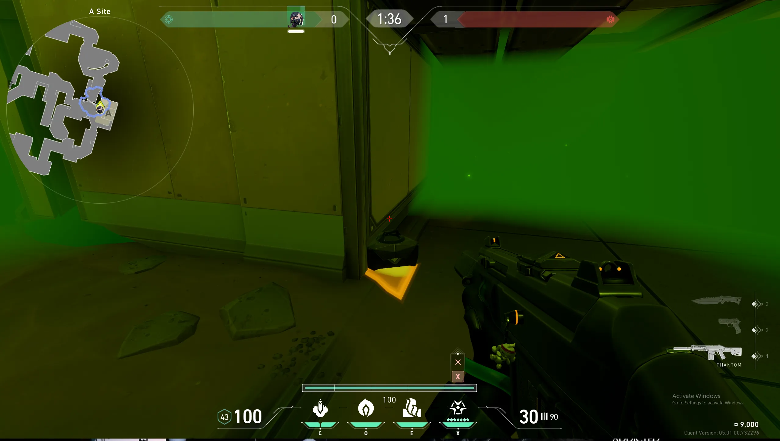 Viper Snake Bite on Fracture Defense Site A — step 3 of 5: Aim — line up the shot