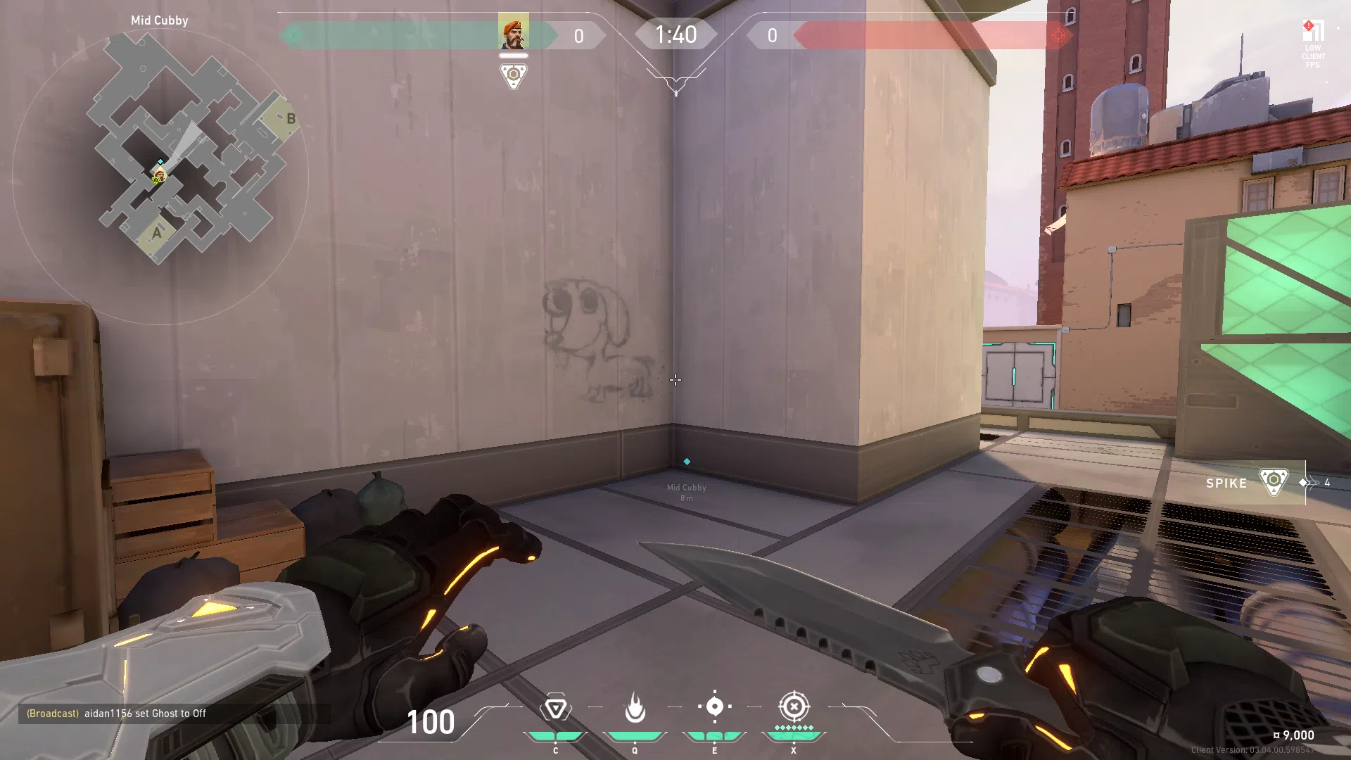 Brimstone Incendiary on Ascent Attack Site A — step 1 of 3: Position — where to stand