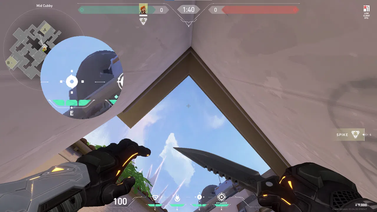 Brimstone Incendiary on Ascent Attack Site A — step 2 of 3: Aim — line up the shot