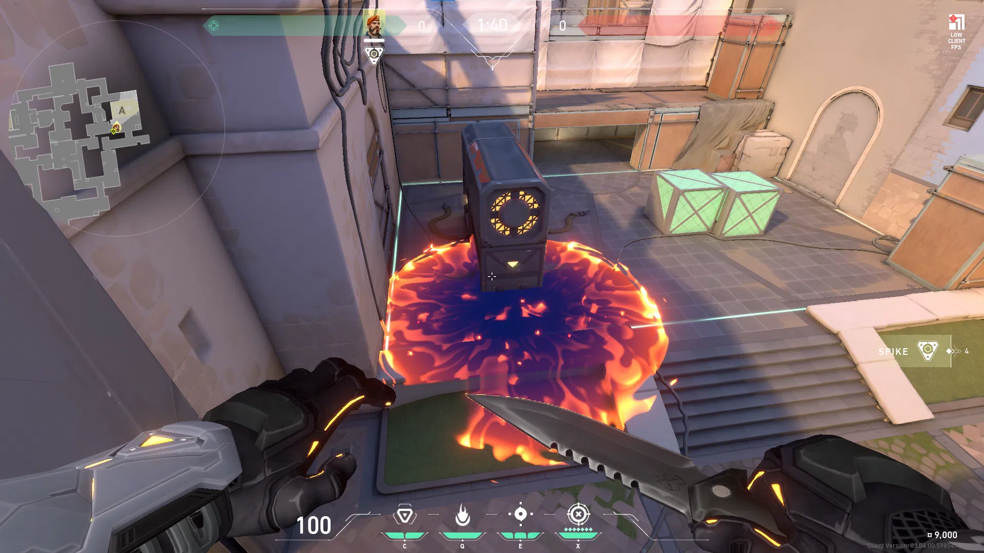 Brimstone Incendiary on Ascent Attack Site A — step 3 of 3: Result