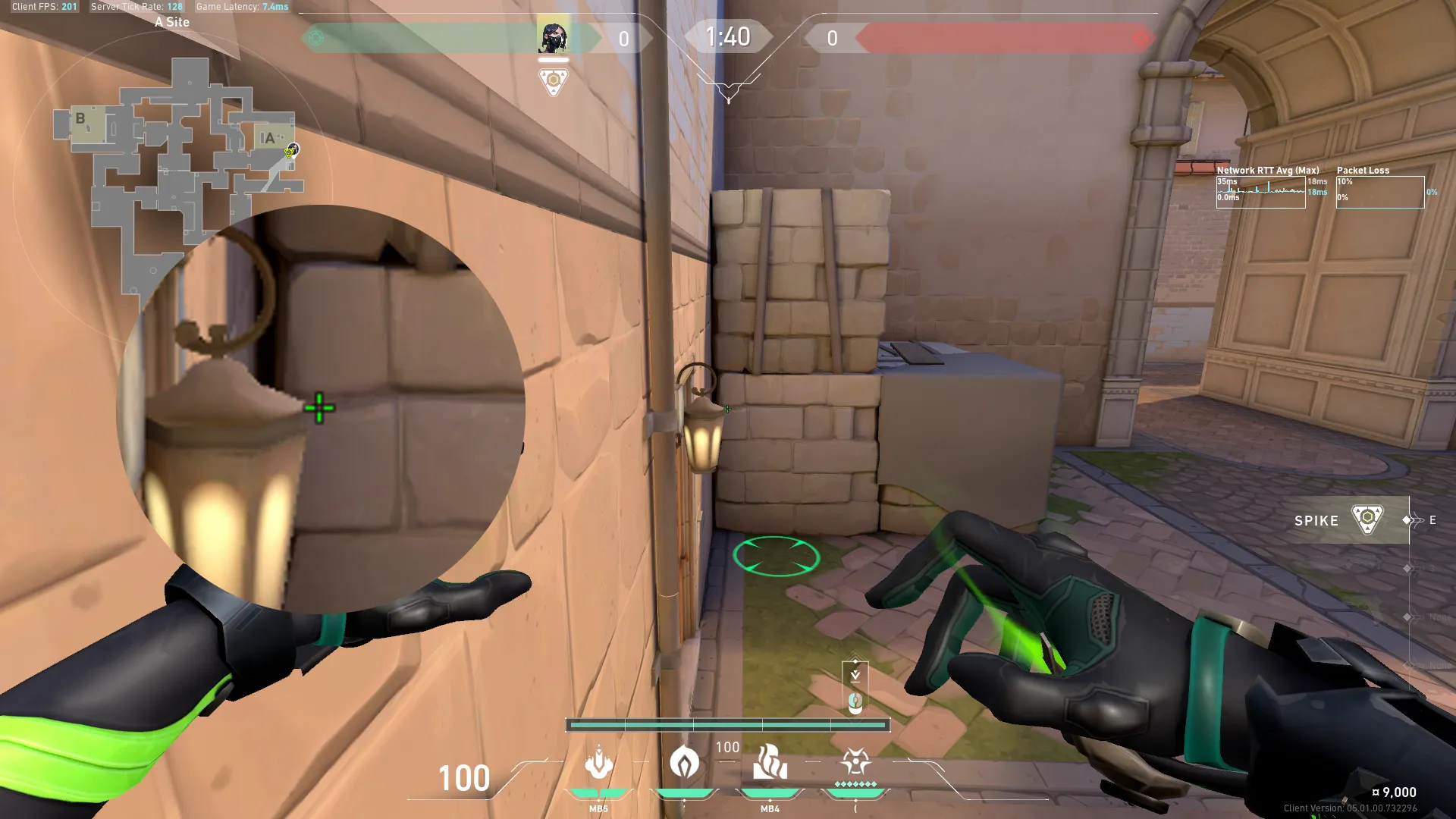 Viper Vipers Pit on Ascent Defense Site A — step 2 of 6: Aim — line up the shot