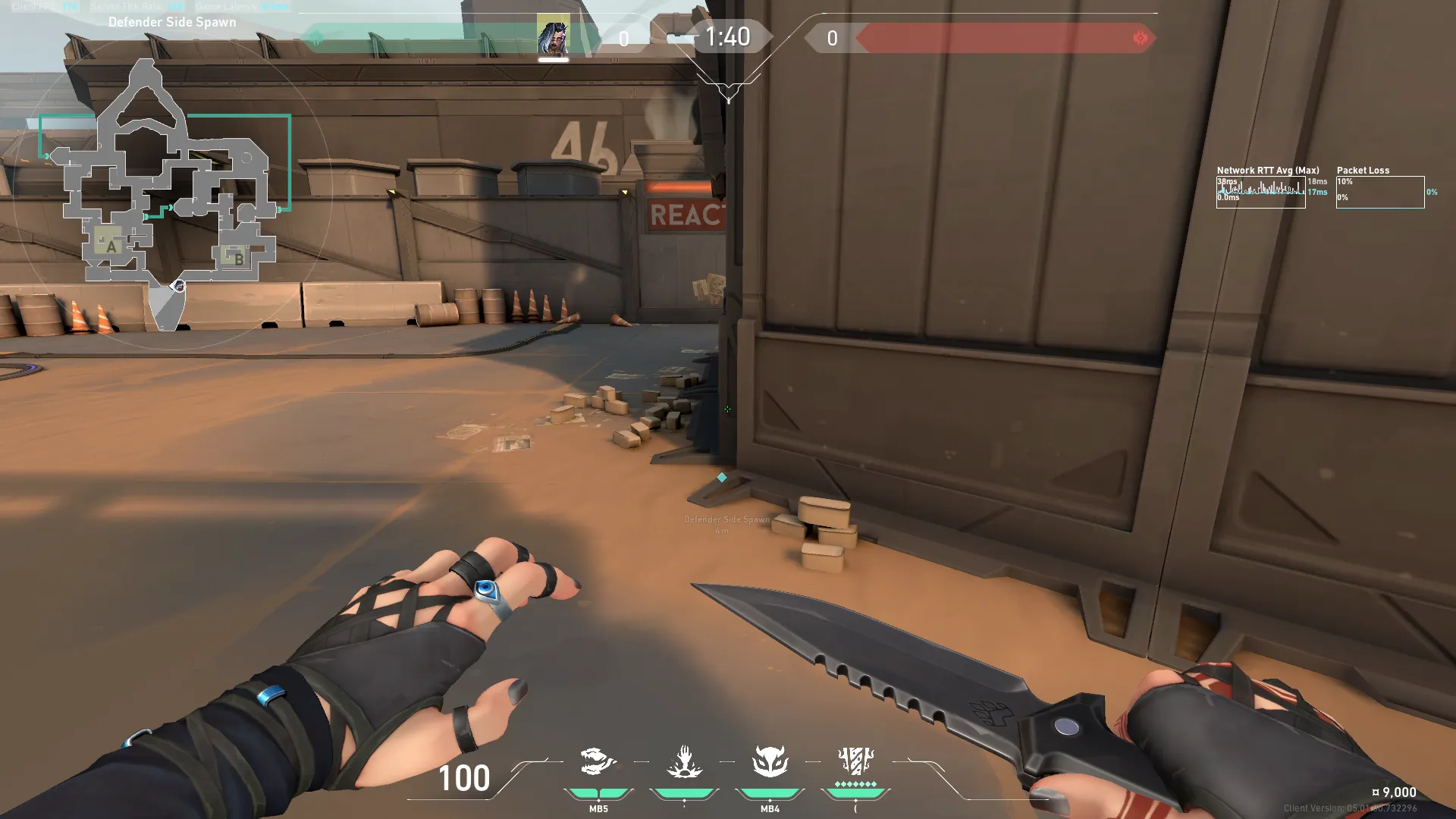 Fade Haunt on Bind Defense Site B — step 1 of 5: Position — where to stand