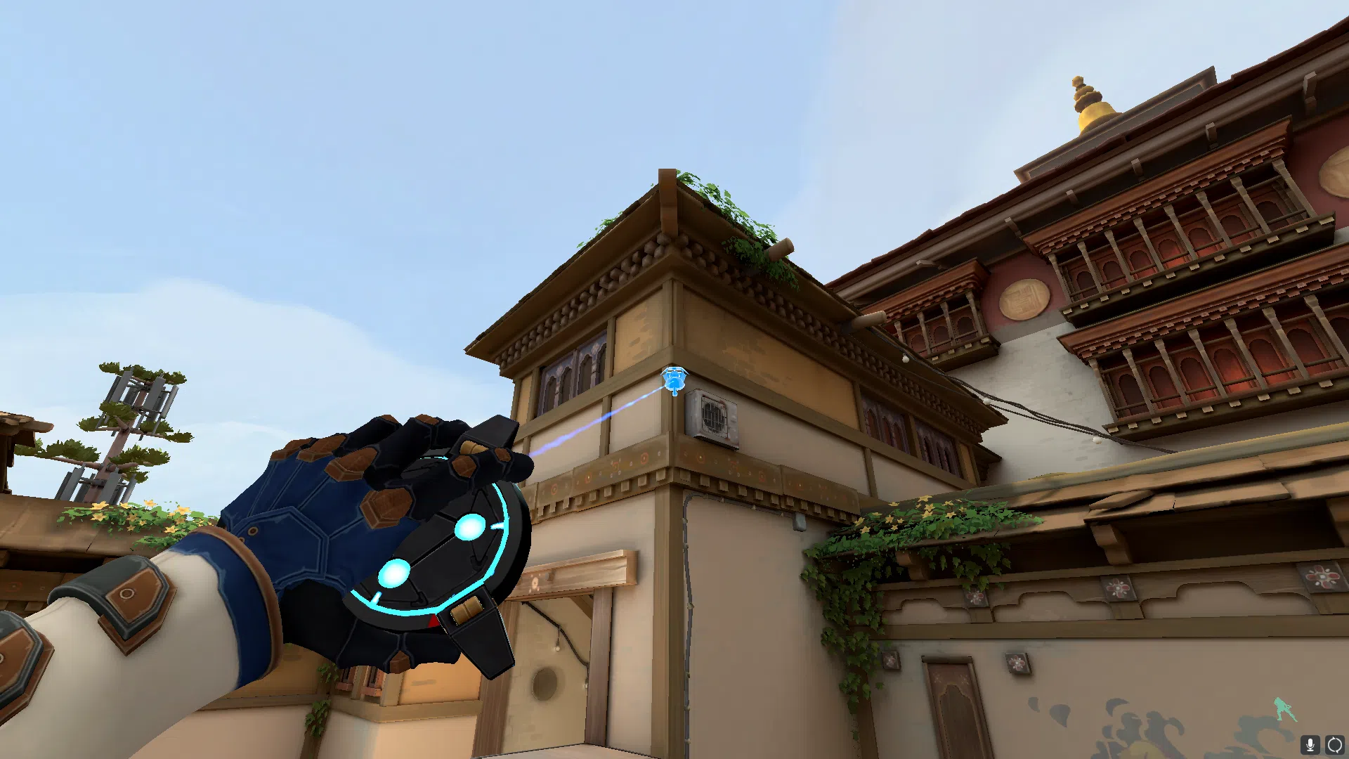Cypher Spycam on Haven Defense Site A — step 2 of 4: Aim — line up the shot