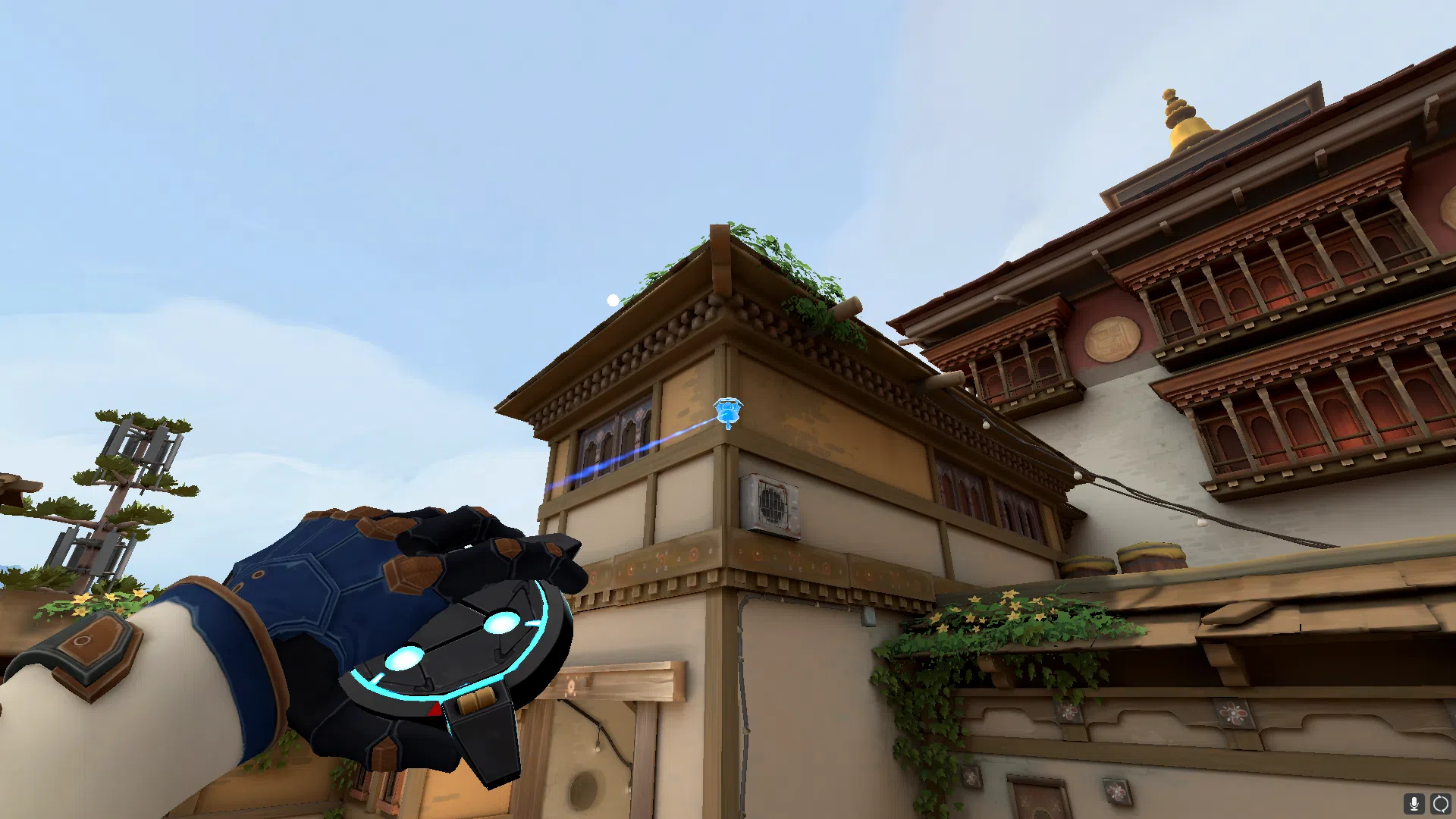 Cypher Spycam on Haven Defense Site A — step 3 of 4: Aim — line up the shot