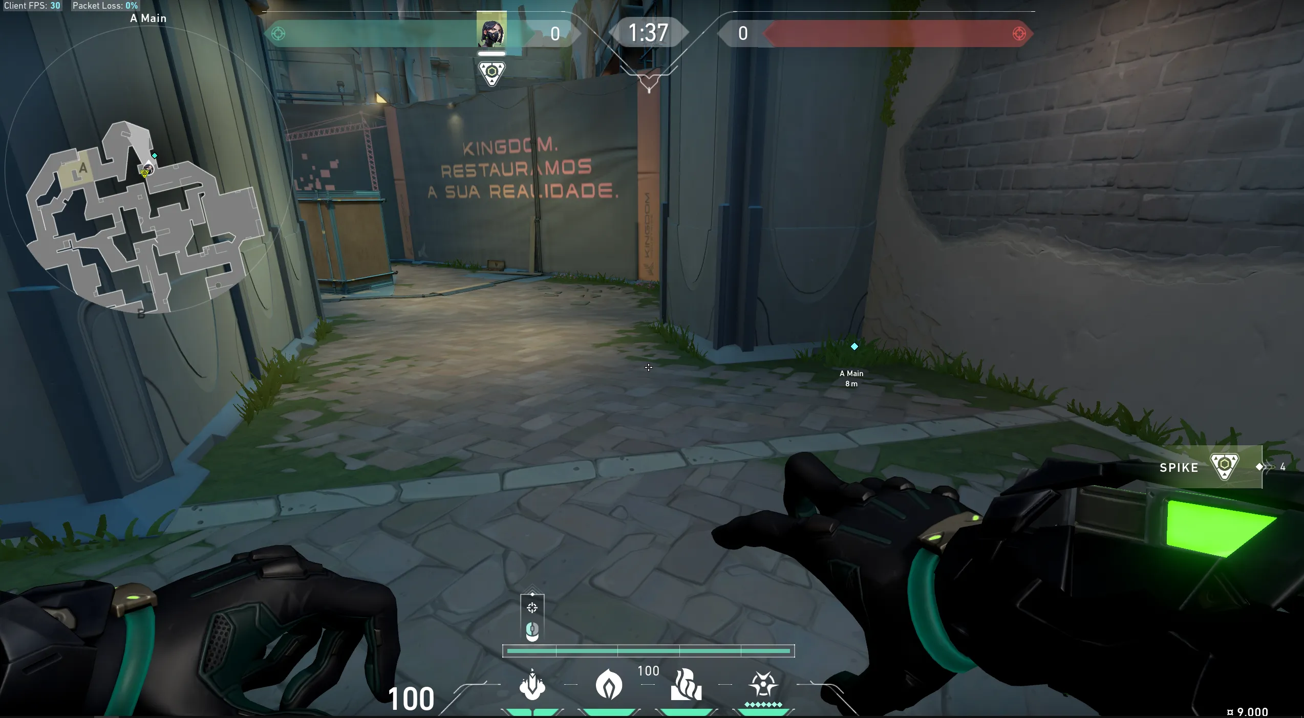 Viper Poison Cloud on Pearl Attack Site A — step 1 of 3: Position — where to stand
