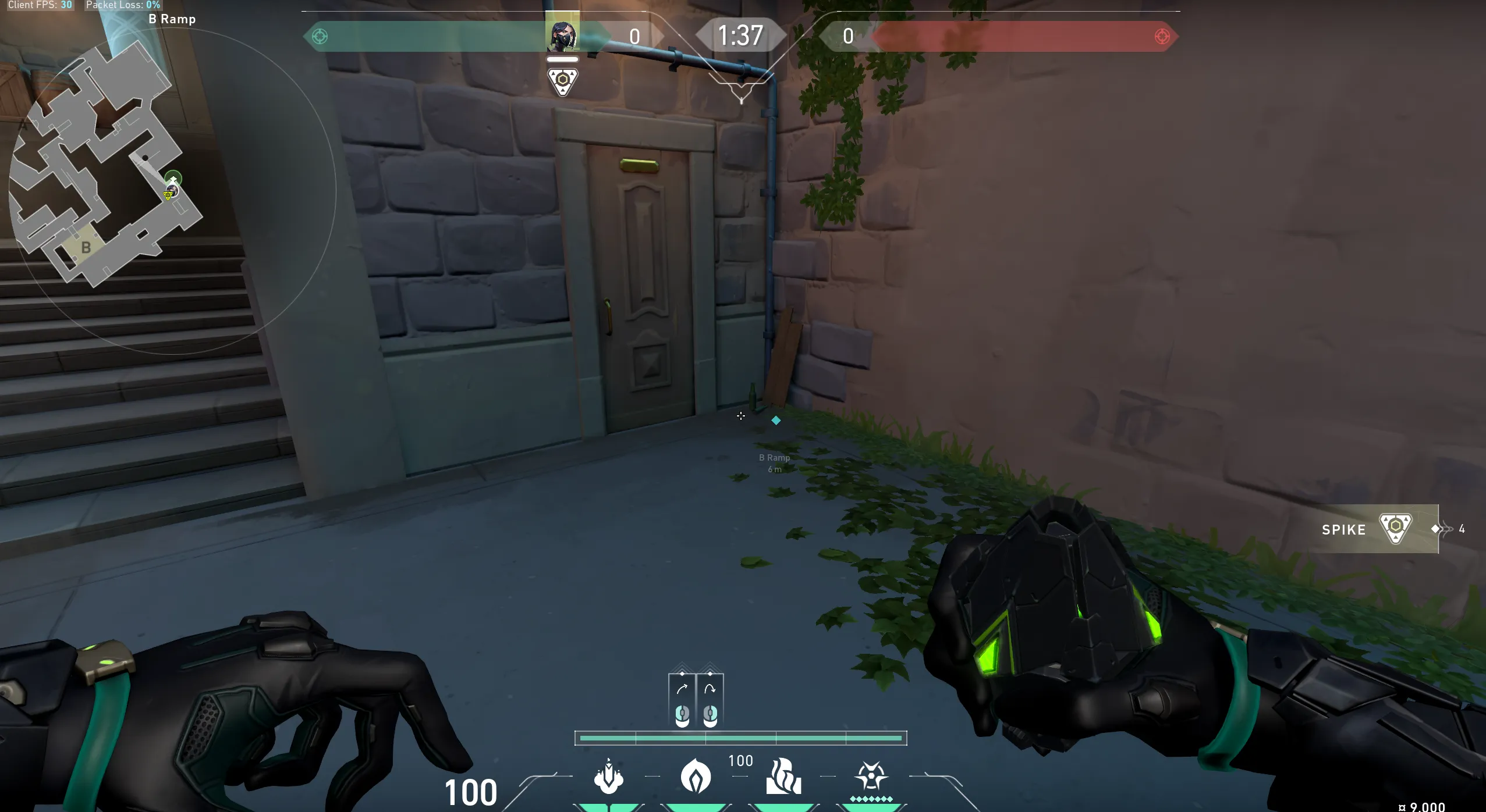 Viper Snake Bite on Pearl Attack Site B — step 1 of 3: Position — where to stand