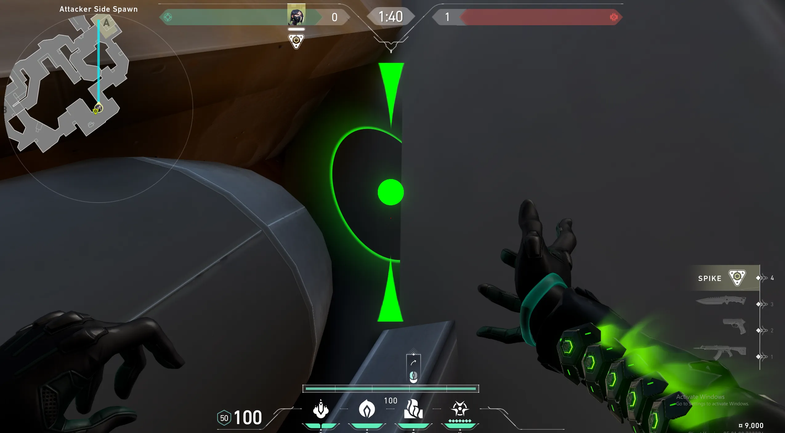 Viper Toxic Screen on Fracture Attack Site A — step 2 of 4: Aim — line up the shot