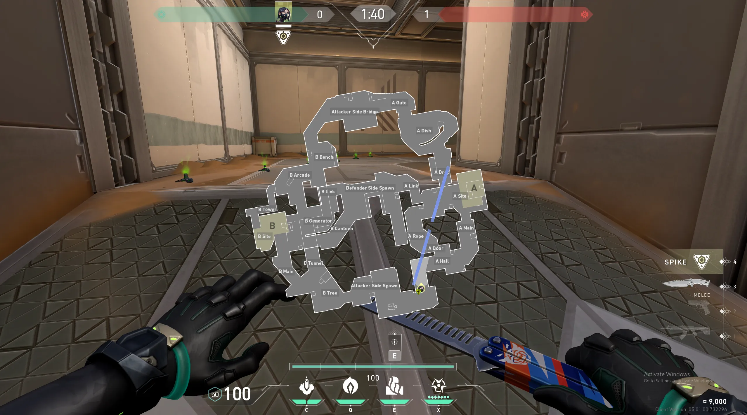 Viper Toxic Screen on Fracture Attack Site A — step 3 of 4: Aim — line up the shot