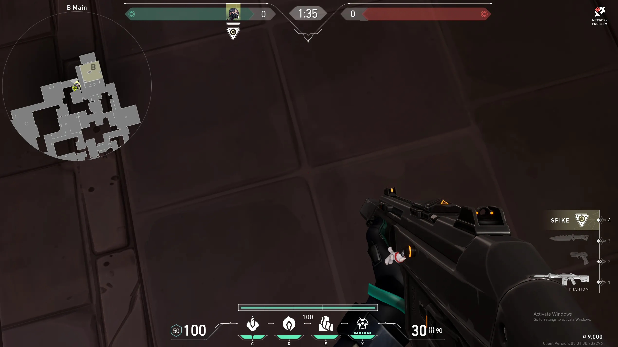 Viper Vipers Pit on Ascent Attack Site B — step 1 of 3: Position — where to stand