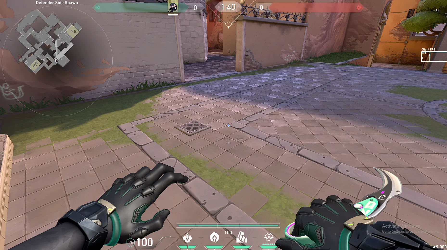 Ascent - Defender Spawn to Delay B Plant — Viper lineup on Ascent