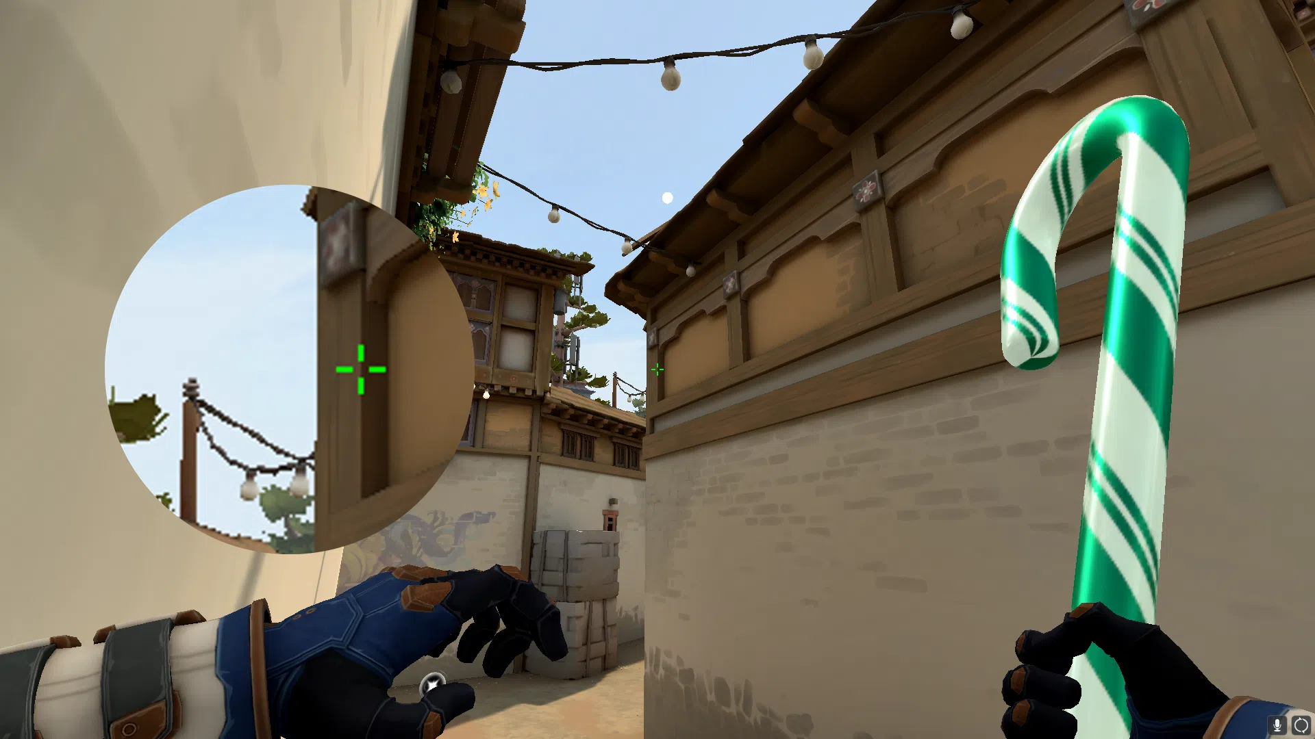 Cypher Cyber Cage on Haven Defense Site A — step 2 of 4: Aim — line up the shot