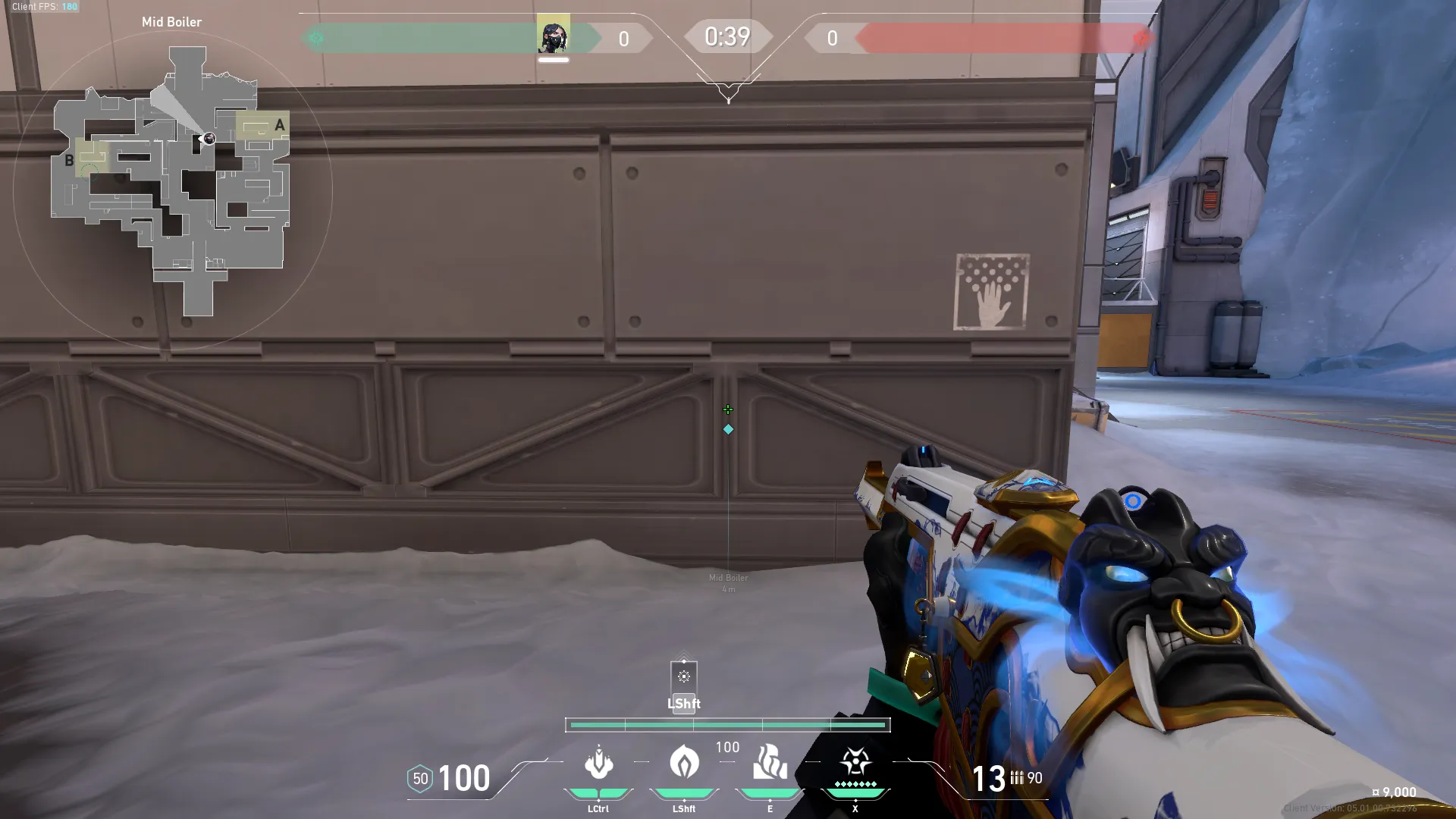 Viper Toxic Screen on Icebox Defense Site A — step 1 of 3: Position — where to stand