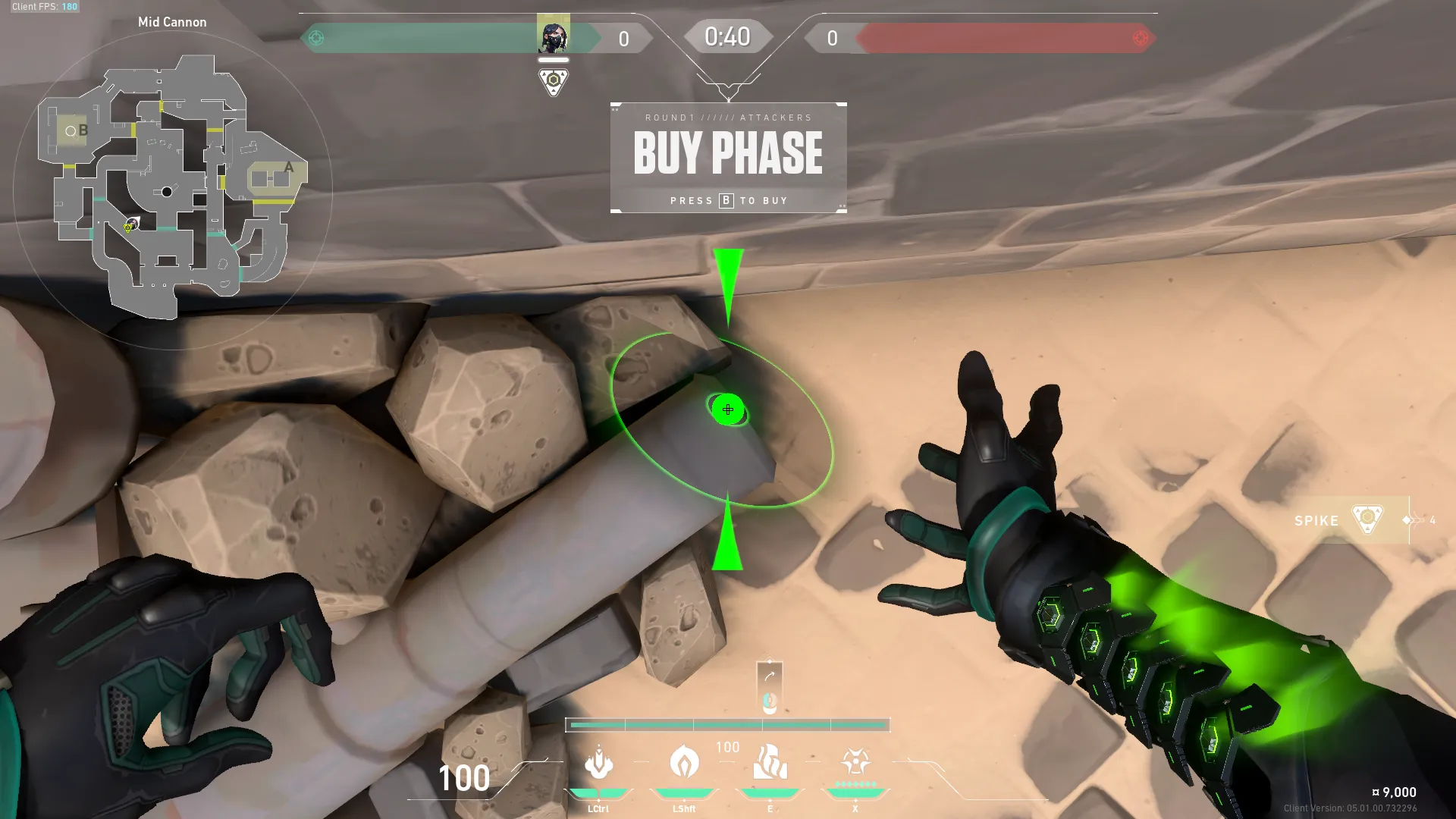 Viper Toxic Screen on Breeze Attack Site A — step 1 of 4: Position — where to stand