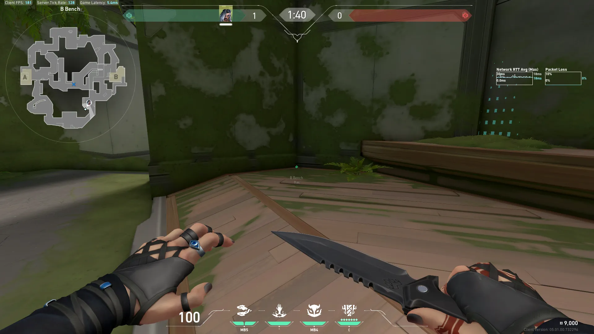 Fade Haunt on Fracture Attack Site B — step 1 of 5: Position — where to stand