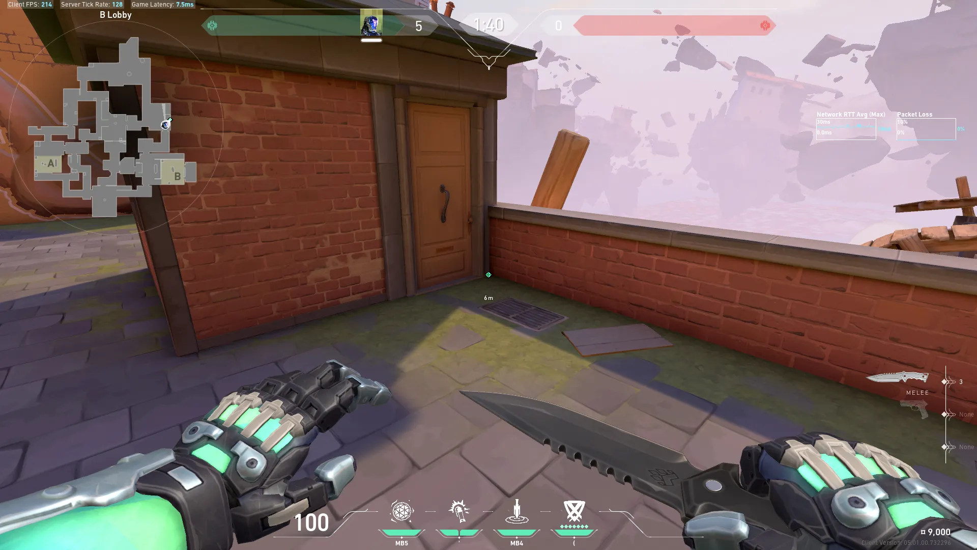 KAY/O Frag_Ment on Ascent Attack Site B — step 1 of 3: Position — where to stand
