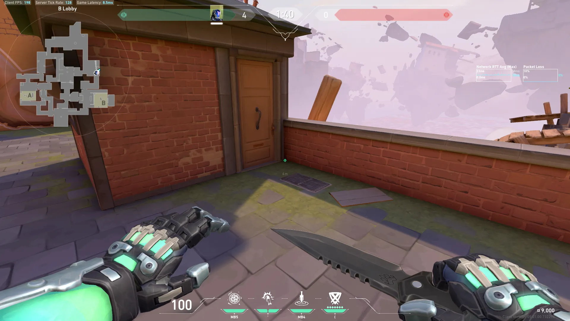 Attacking B Site Brown Boxes Frag/ment Lineup — KAY/O lineup on Ascent