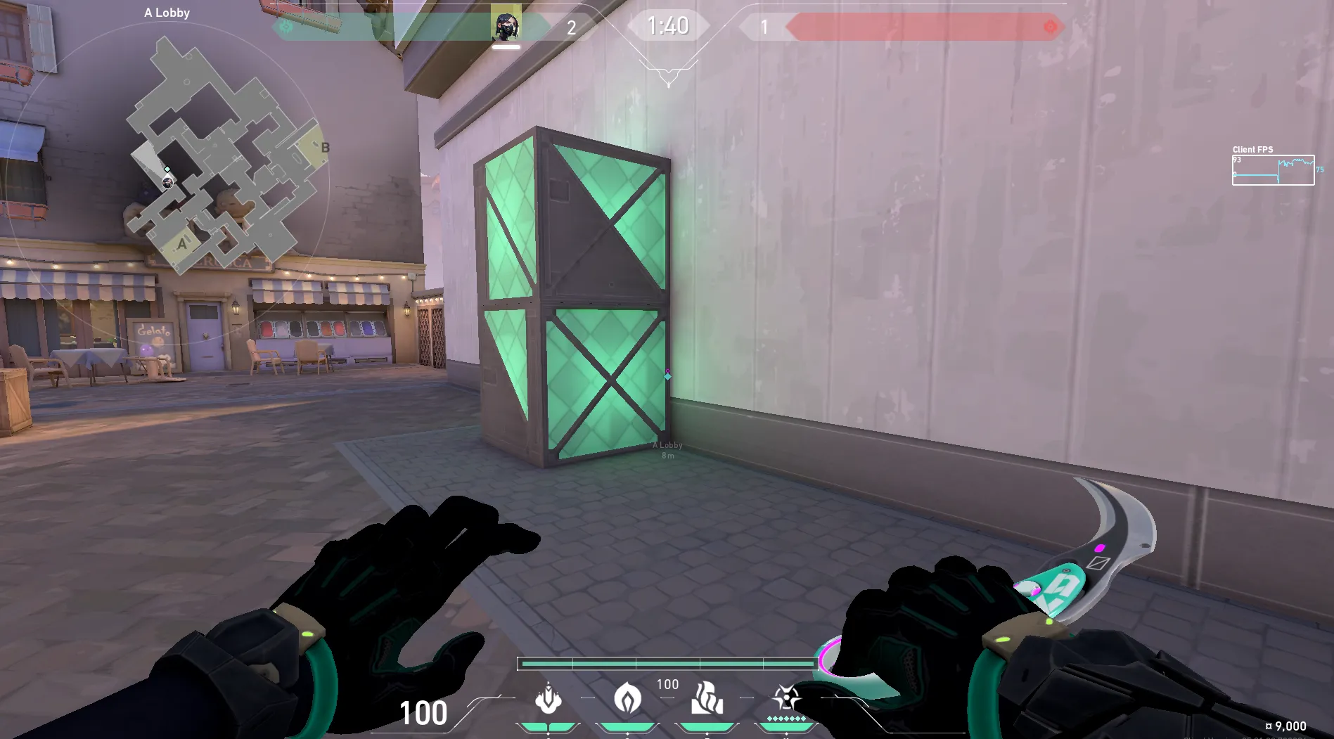 Viper Poison Cloud on Ascent Attack Site A — step 1 of 3: Position — where to stand