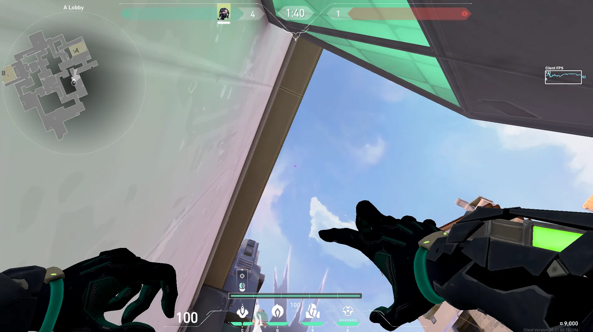 Viper Snake Bite on Ascent Attack Site A — step 2 of 3: Aim — line up the shot